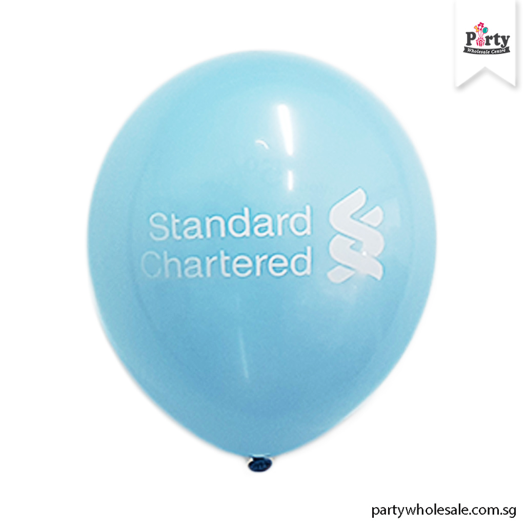 SCB Logo Balloon Printing Singapore Party Wholesale