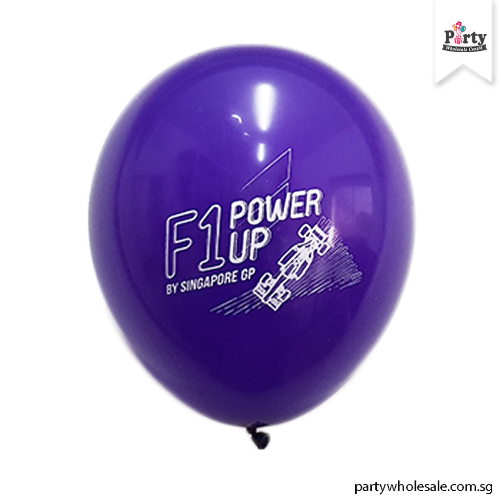 F1 Logo Balloon Printing Singapore Party Wholesale