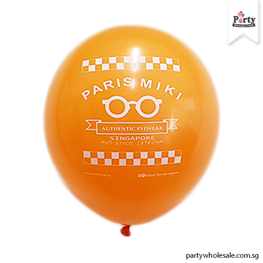 Paris Miki Logo Balloon Printing Singapore Party Wholesale