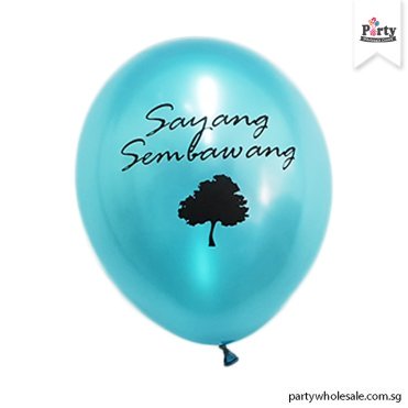 Sembawang Aqua Logo Balloon Printing Singapore Party Wholesale