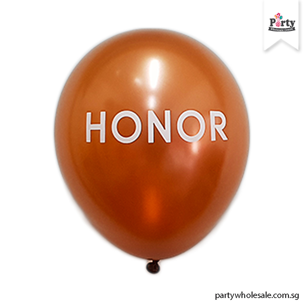 Honor Logo Balloon Printing Singapore Party Wholesale