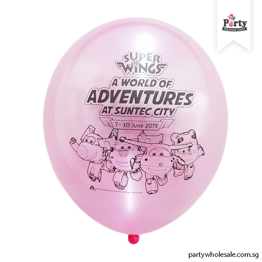 Super Wings Logo Balloon Printing Singapore Party Wholesale Super Wings Logo Balloon Printing Singapore Party Wholesale
