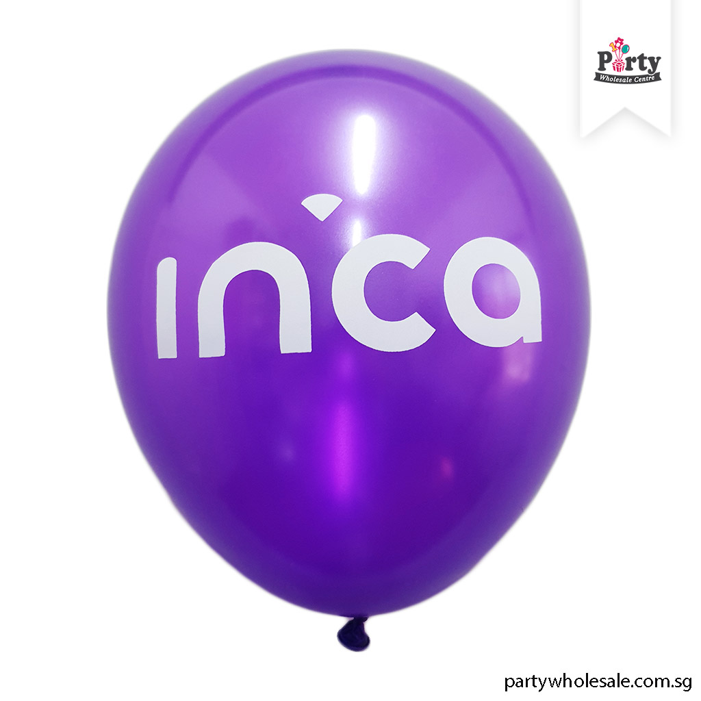 INCA Logo Balloon Printing Singapore Party Wholesale