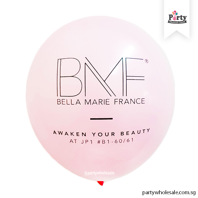 BMF Logo Balloon Printing Singapore Party Wholesale