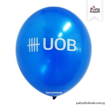 UOB Logo Balloon Printing Singapore Party Wholesale
