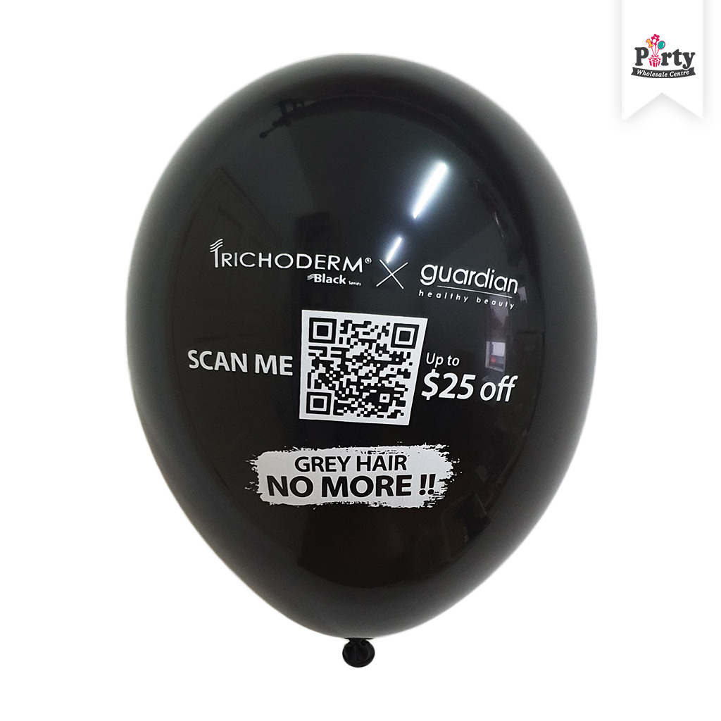Logo Customization Latex Balloon Printing Singapore Party Wholesale
