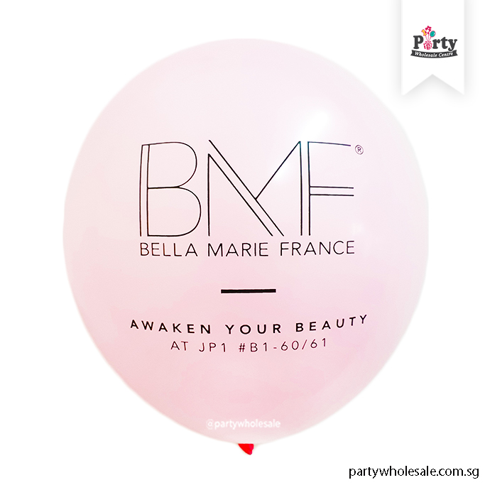 BMF Logo Balloon Printing Singapore Party Wholesale BMF Logo Balloon Printing Singapore Party Wholesale