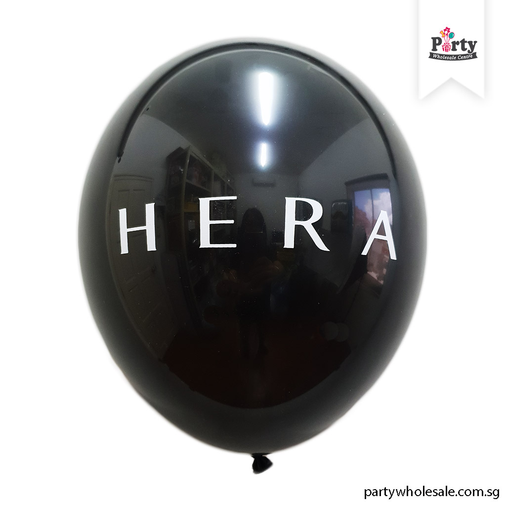 HERA Logo Balloon Printing Singapore Party Wholesale HERA Logo Balloon Printing Singapore Party Wholesale