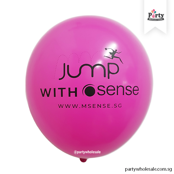MSense Logo Balloon Printing Singapore Party Wholesale MSense Logo Balloon Printing Singapore Party Wholesale