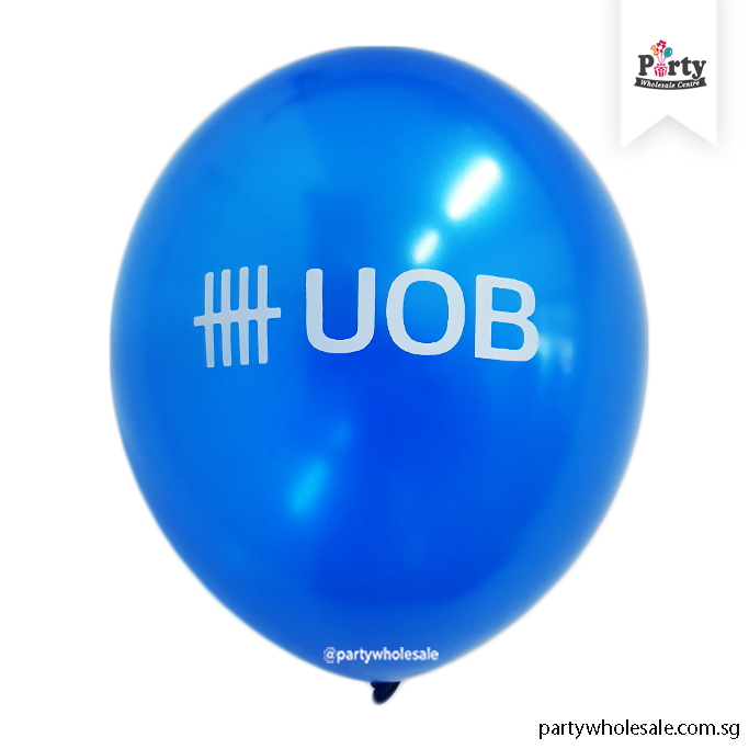 UOB Logo Balloon Printing Singapore Party Wholesale UOB Logo Balloon Printing Singapore Party Wholesale