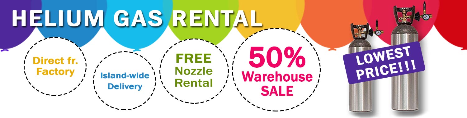 Cheapest Helium Tank Balloon Promotion Singapore Party Wholesale