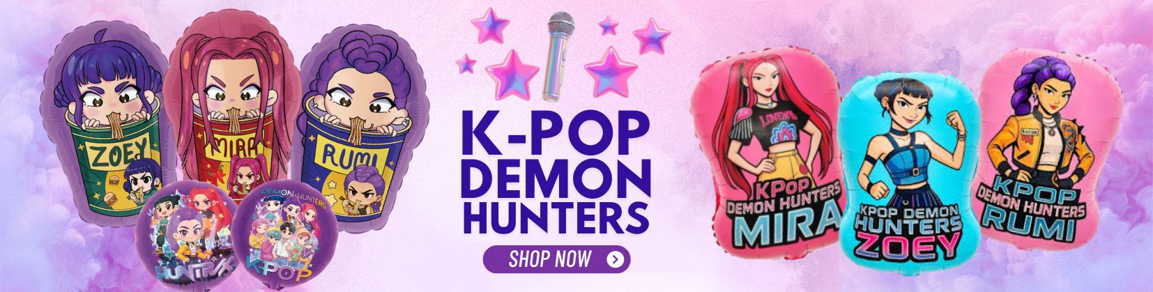 Kpop Demon Hunters Helium Balloon Singapore