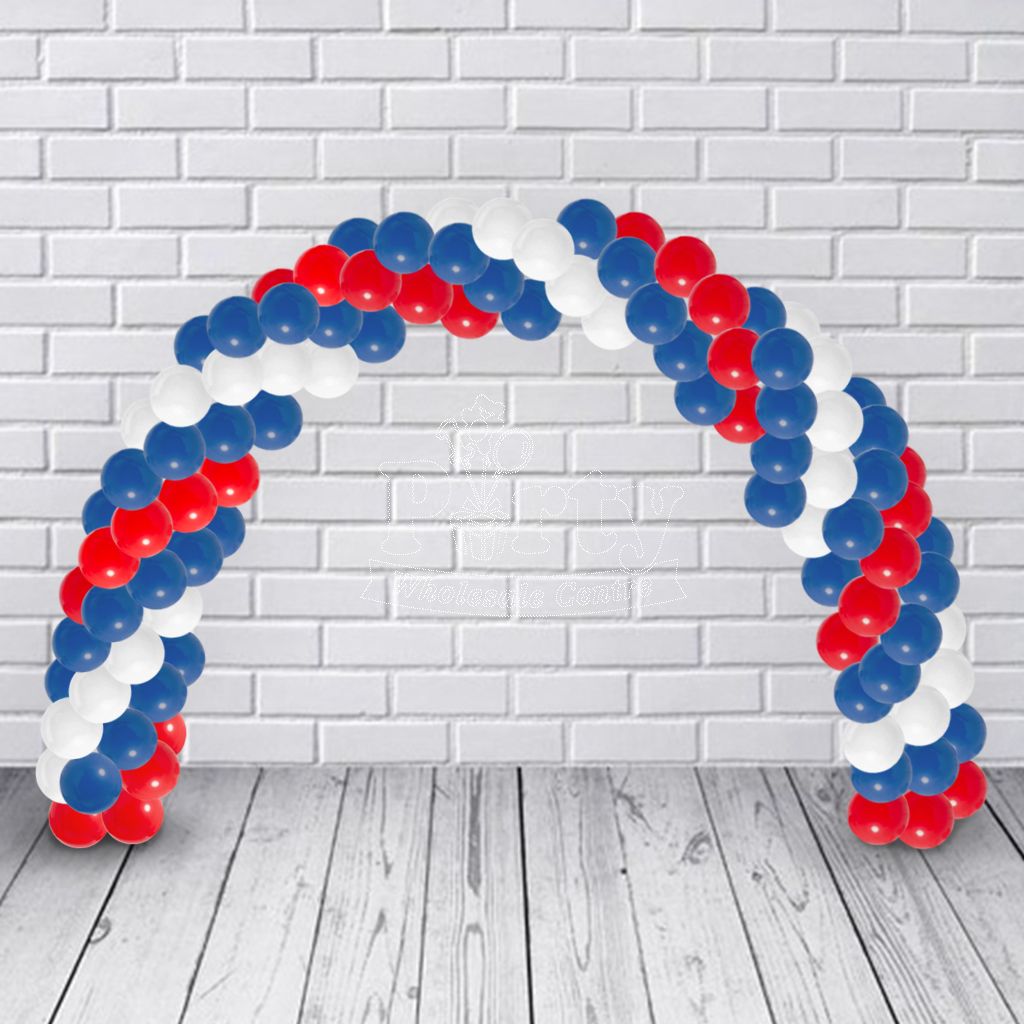 Nautical Helium Balloon Arch