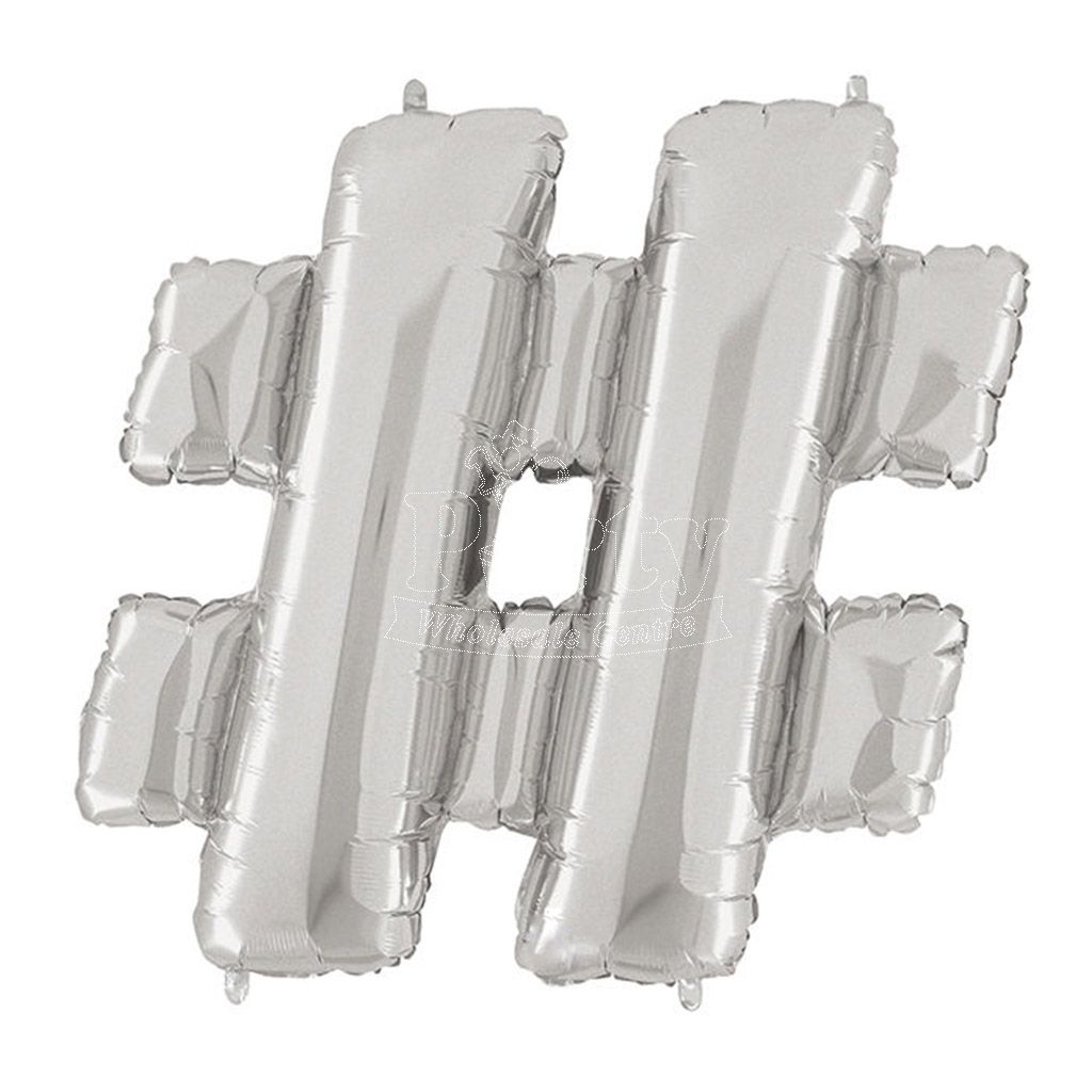 silver foil balloons