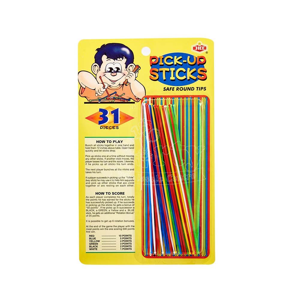 Pick Up Sticks Scoring Chart