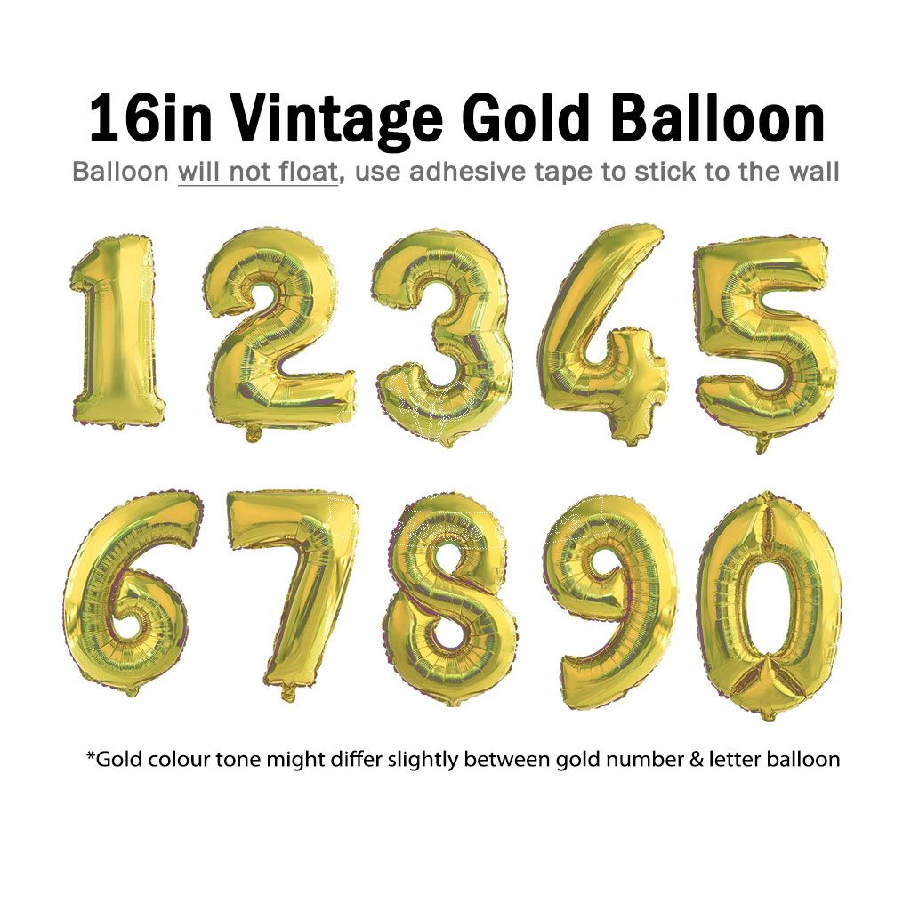 Mini gold deals foil letter balloon