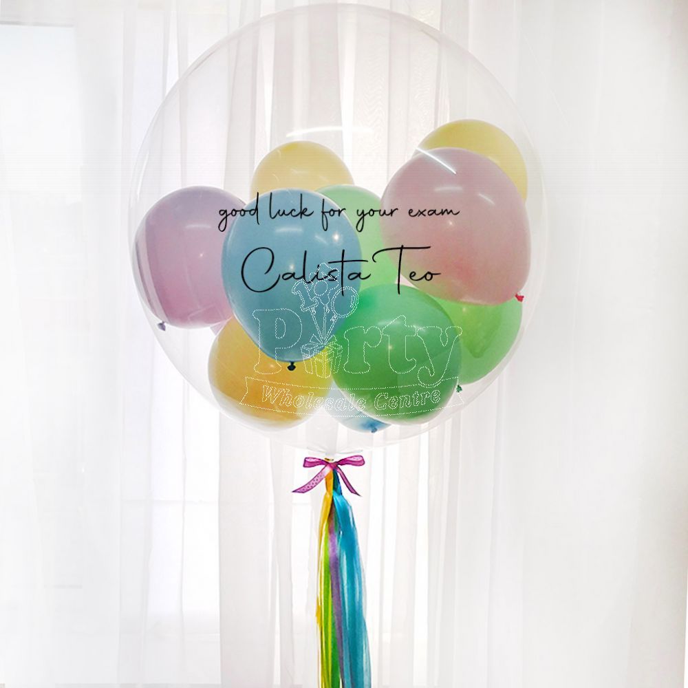 Pastel Rainbow Gift Personalized Bubble Balloon Party Wholesale