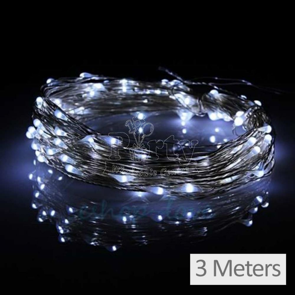 Fairy Lights White Lights (3M) Party Wholesale
