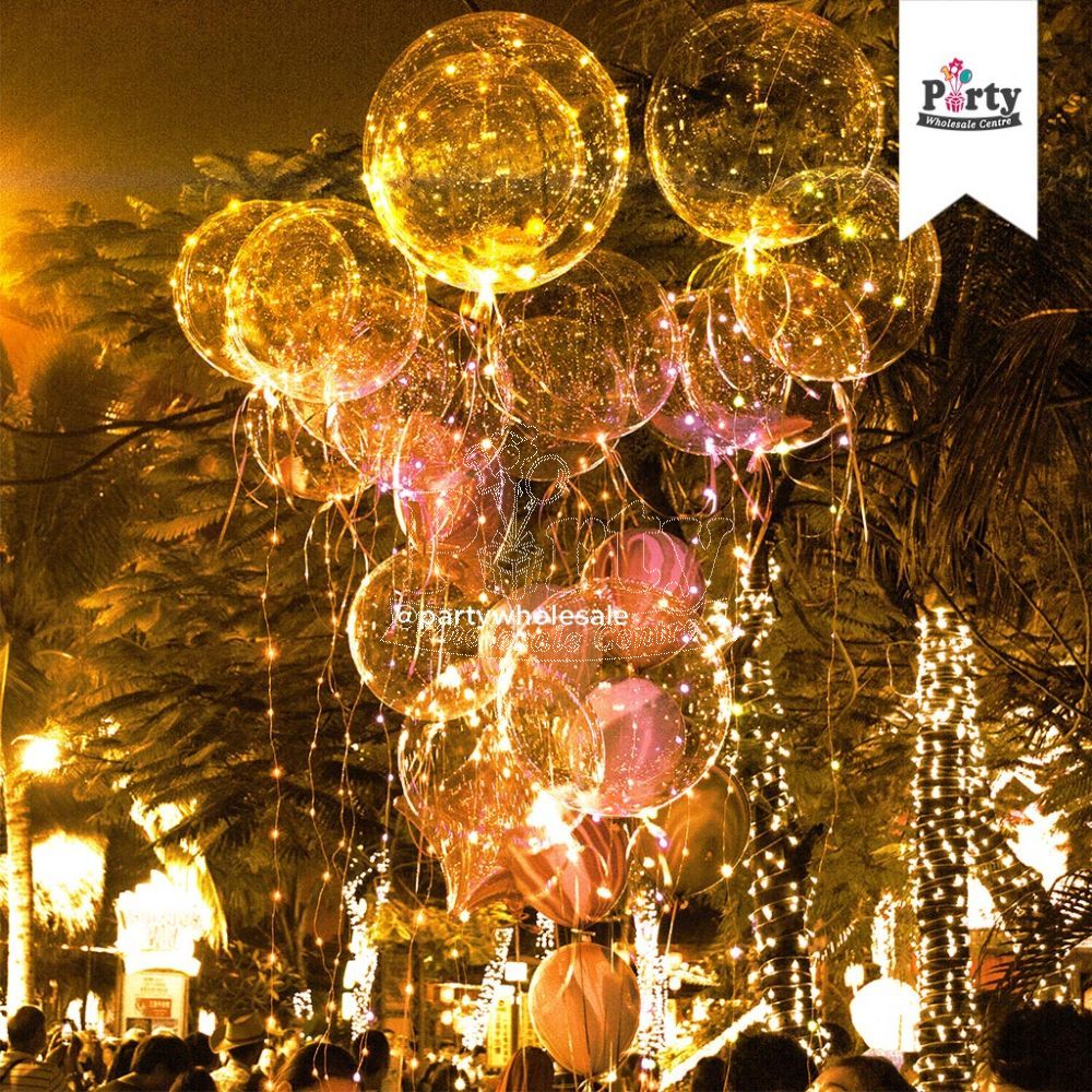 Romantic Fairy Light Bubble Helium Balloon Party Wholesale
