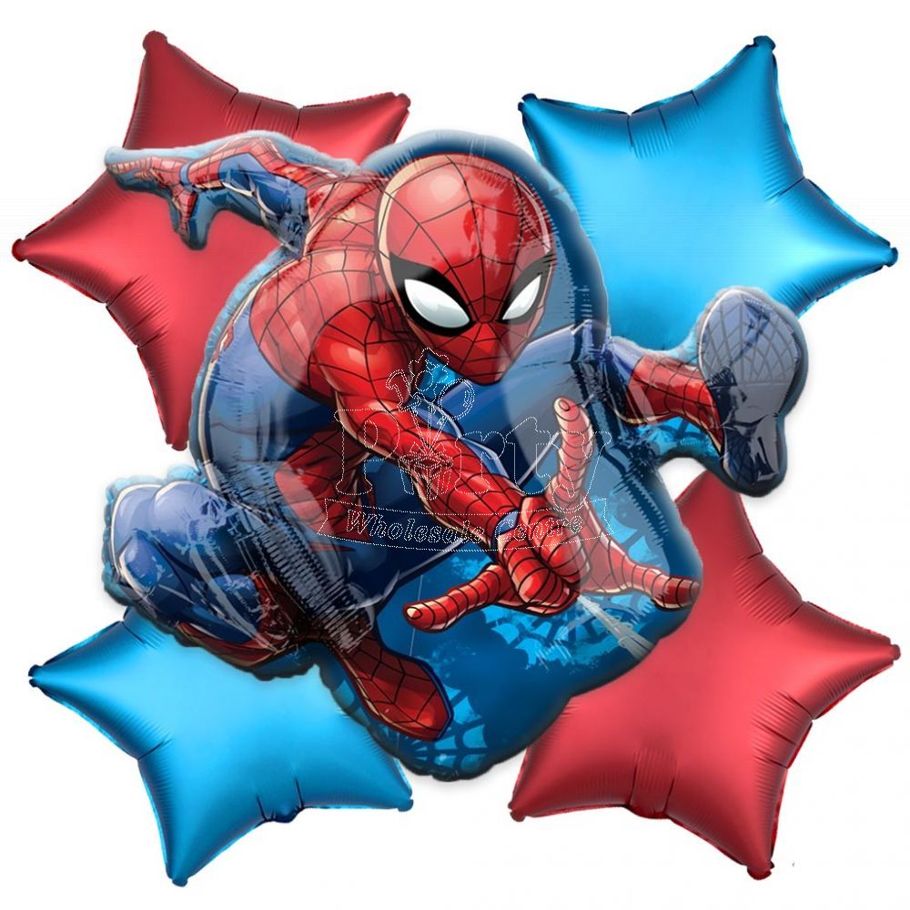 Spiderman Superhero Ultimate Balloon Bouquet Party Wholesale Spiderman Superhero Ultimate Balloon Bouquet Party Wholesale