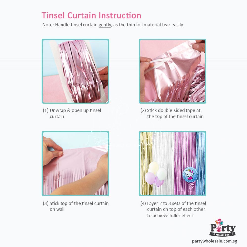 Party Backdrop Tinsel Curtain Party Wholesale