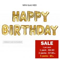 Sale Gold Happy Birthday Happy Birthday Party Supplies Singapore