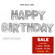 Sale Silver Happy Birthday Happy Birthday Party Supplies Singapore