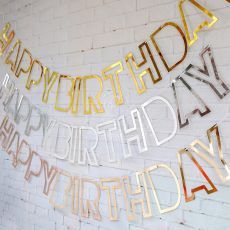 Happy Birthday Bunting Party Supplies