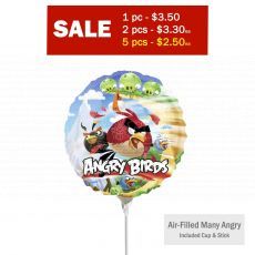 Many Angry Birds Airfilled Foil Balloon 12inch Party Wholesale Singapore