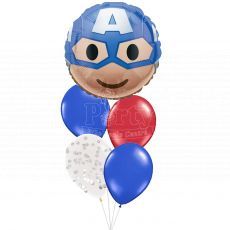 Captain America Avengers Superhero Emoji Balloon Package Party Wholesale