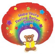 Feel Better Soon Bear Foil Balloon Party Wholesale Singapore