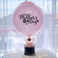 Mothers Day Rose Hot Air Balloon Hamper Surprise