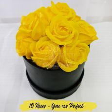 Personalized Yellow Rose Hot Air Balloon Hamper Singapore