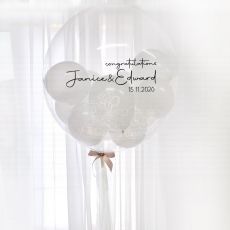 Pure Innocence Personalized Bubble Balloon Gift Singapore