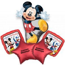 Customised Mickey Mouse Full Body Birthday Balloon Bouquet Party Wholesale