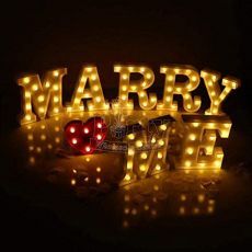 Rental Marry Me LED Light Party Wholesale Singapore