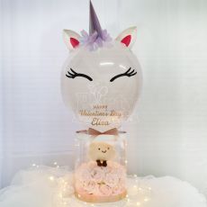 Personalized Magical Unicorn & Dreamy Cloud Balloon Hamper Gift Party Wholesale
