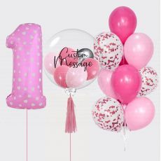 1st Birthday Pink Balloon Party Wholesale Singapore
