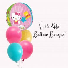 Hello Kitty Orbz Foil Balloon Bouquet