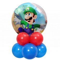Luigi Super Mario Balloon Column