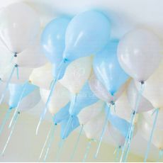 Macaron Blue Latex Balloon Party Wholesale Singapore