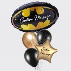 Personalized Batman Balloon Bouquet