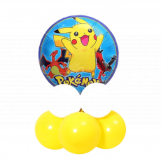 Pikachu Pokemon Balloon Column
