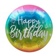 Happy Birthday Rainbow Ombre Balloon Party Wholesale