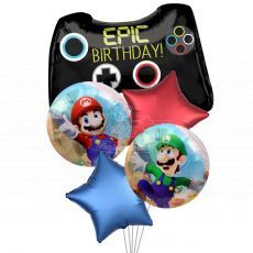 Super Mario Game Birthday Balloon Surprise