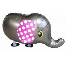 Grey Elephant Walking Pet Balloon
