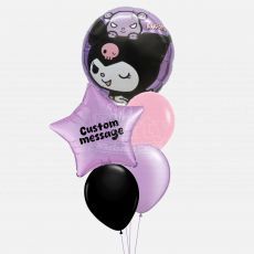 Kuromi Sanrio Customised Balloon Bouquet