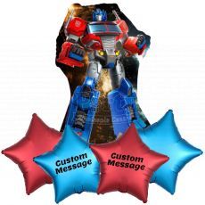 Transformers Balloon Optimus Prime Balloon Bouquet