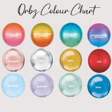 Orbz Balloon Colour Chart