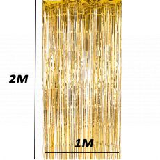 Gold Tinsel Curtain Backdrop Party Wholesale